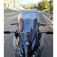 Motocam Sym Maxsym Tl 508 Ön Cam 2022-2026 Model 41CM Şeffaf Renkli 4mm Sportif