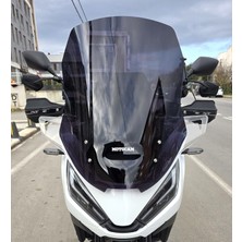 Motocam Honda Nt 1100 Ön Cam 2021-2024 Model 59CM Siyah Renkli 4mm Iade Yoktur