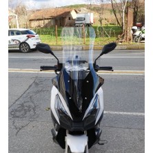 Motocam Volta Apec Apx7 Ön Cam 2025-2026 Model 78CM Şeffaf Renkli 4mm Uzun