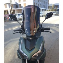 Motocam Küba Arome 125 Ön Cam 2023-2026 Model 54CM Siyah Renkli