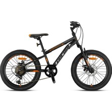 Geroni Magnum - 20" - Mtb - 11' - 7 Vites - M.disc - Mat Siyah-Gri/neon Turuncu