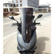 Motocam Rks Vieste 249 Ön Cam 2022-2026 Model 78CM Siyah Renkli 4mm Uzun