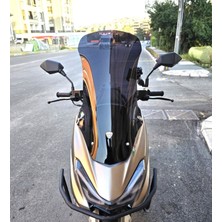 Motocam Küba Newlight 125 Pro Ön Cam 2023-2026 Model 68CM Siyah Renkli 4mm Orta Boylu