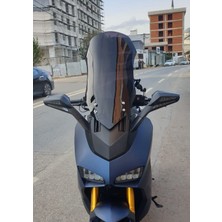 Motocam Yuki Huracan 250 Ön Cam 2022-2026 Model 70CM Siyah Renkli 4mm