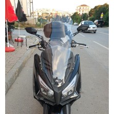 Motocam Kymco Xtown Ct 250 Ön Cam 2020-2026 Model 83CM Şeffaf Renkli 4mm Uzun