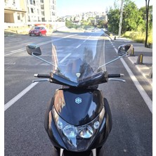 Motocam Piaggio Beverly 250 Ön Cam 2005-2007 Model 44CM Şeffaf Renkli 4mm
