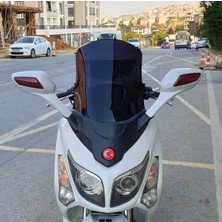 Motocam Sym Gts Evo 250 Ön Cam 2006-2015 Model 53CM Siyah Renkli 4mm
