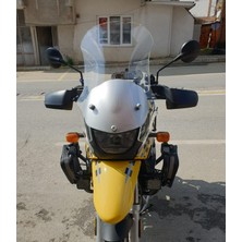 Motocam Bmw F 650 Gs Ön Cam ( 3 Delikli ) 1999-2003 Model 58CM Şeffaf Renkli 4mm