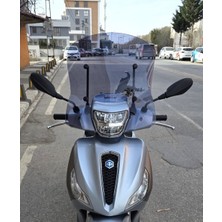 Motocam Piaggio Medley S 150 Ön Cam 2021-2026 Model 54CM Füme Renkli Aparatsızdır