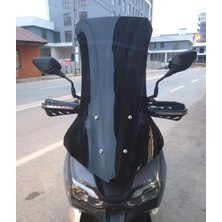 Motocam Rks Freccia Ön Cam 2022-2026 Model 75CM Alt Geniş Siyah Renkli 4mm Uzun