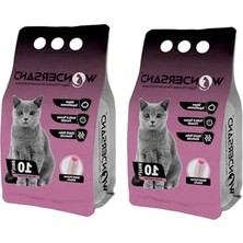 Hakay 10 Lt Bebek Pudra Kokulu Ince Tane Topaklanan Kedi Kumu, 2 Adet