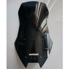 Motocam Mondial Ressivo 250 Ön Cam 2023-2026 Model 57CM Siyah Renkli 4mm