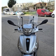 Motocam Piaggio Medley S 150 Ön Cam 2021-2026 Model 54CM Şeffaf Renkli Aparatsızdır
