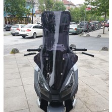 Motocam Rmg Moto Gusto Dream 150 Ön Cam 2023-2026 Model 78CM Siyah Renkli 4mm Uzun