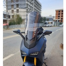 Motocam Yuki Huracan 250 Ön Cam 2022-2026 Model 70CM Füme Renkli 4mm