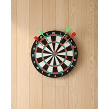 Zenvia 17 Inç Dart Tahtası Şık Tasarım Dayanıklı Yapı ve Dart Oku Hediyeli