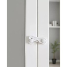 Zenvia 4 Adet Çok Amaçlı Dolap Güvenlik Kilidi Çocuklara Karşı Koruyucu Çözüm