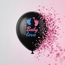 Antakya Yöresi Pembe Konfetili Cinsiyet Balonu