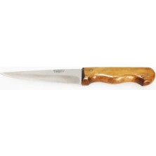 Küçükata Bursa Ince Sivri Kasap Bıçağı No2, 15,5 cm  Ahşap Sap