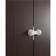 Zenvia 4 Adet Bebek ve Çocuk Koruyucu Dolap Kilidi Vida Gerektirmeyen Güvenlik Seti