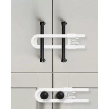 Zenvia 4 Adet Dolap ve Kapak Emniyet Kilidi Evde Güvenli Kullanım Için