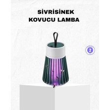 Zenvia Şarjlı Mor Işıklı Sivrisinek Öldürücü Lamba – Sessiz ve Kimyasal Içermez