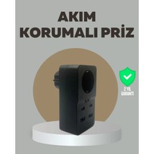 Zenvia Akıllı Akım Dengelemeli Priz 2500W 4 USB Type C Çıkışlı