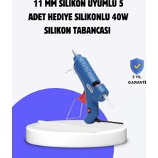 Zenvia Sıcak Mum Tabancası 40W 5 Silikon Hediyeli Kolay ve Hızlı Yapıştırma