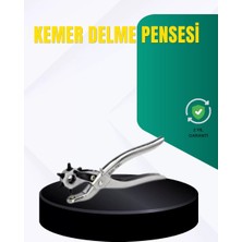 Zenvia Metal Gövdeli Ayarlanabilir Deri Delme Pensesi 2.5–5 mm Delik Açma Aracı