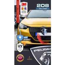 E-design Peugeot 208 Yeni Nesil Aslan Ön Panjur Logo