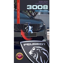 E-design Peugeot Yeni Aslan Logo Ön Izgara 5008 3008 (2020-2024)