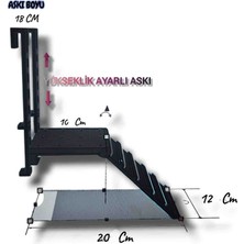 Salıncak Kaplumbağa Rampası Yükseklik Ayarlı Merdivenli 20X12 cm