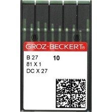 Groz Beckert Overlok Dikiş Iğnesi / DCX27(B27) 21/130 100ADET
