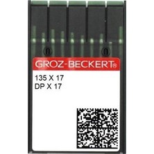 Groz Beckert Ponteriz Deri Dikiş Iğnesi / DPX17 (135X17) 21/130 100ADET