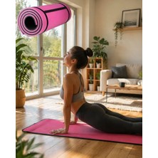 Nemere Ithalat 10 mm Fitness Yoga Matı Kaymaz Yüzey Çift Taraflı Kullanım Dayanıklı Eva Malzeme