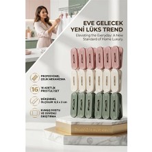 Sb Shopping Lüks Çamaşır Mandalı Seti | 16'lı Çelik Yaylı Iz Bırakmaz Profesyonel Mandal 723087