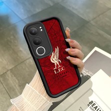 Ucuc Vivo Y29 5g Uyumlu Siyah Silikon Şık Baskı Kılıf Darbeye Dayanıklı Kamera Korumalı