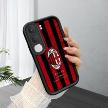 Ucuc Vivo Y31/Y21D Uyumlu Siyah Silikon Şık Baskı Kılıf Darbeye Dayanıklı Kamera Korumalı