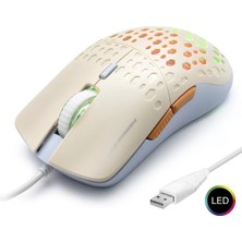 LTG Nova G360 Mouse 3600 Dpi LED - Beyaz