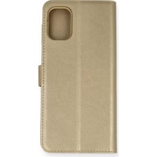 LTG Nova Galaxy M51 S Kapaklı Kılıf - Gold