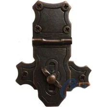 LTG Nova Dekoratif Anahtarlı Sandık Askısı - 40X55MM, Oksit, 100 Adet
