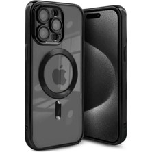 LTG Nova Iphone 15 Kılıf Kross Magneticsafe Kapak - Siyah