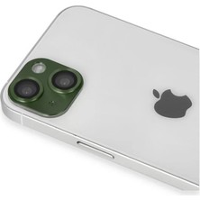 LTG Nova Iphone 13 Pers Alüminyum Kamera Lens - Yeşil