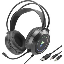 LTG Nova G883 Kulaklık USB / 2 x 3.5 mm - Siyah
