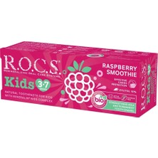 Senka Mey Ithalat® .kids Ahududu Smoothie Tadında Florürsüz Diş Macunu 45 gr