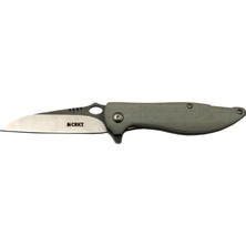 LTG Nova Crkt Lotus 1265 Gri Kamp / Çakı 18CM - Yarı Otomatik, Kemerlikli, Kutulu