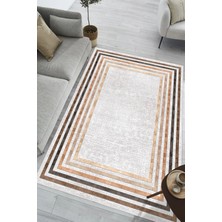 Pelura Halı Modern Dijital Baskılı Halı Makinede Yıkanabilir Kaymaz Taban Oturma Odası Salon ve Yolluk Halı