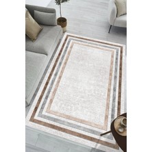 Pelura Halı Modern Dijital Baskılı Halı Makinede Yıkanabilir Kaymaz Taban Oturma Odası Salon ve Yolluk Halı
