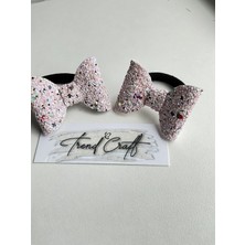 Glitter Payet Parlak Fiyonk 2’li Lastik Toka