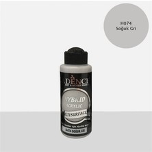Cadence Soğuk Gri H074 Multisurface Akrilik Boya 120 ml Hızlı Kuruma ve Çevre Dostu Formül